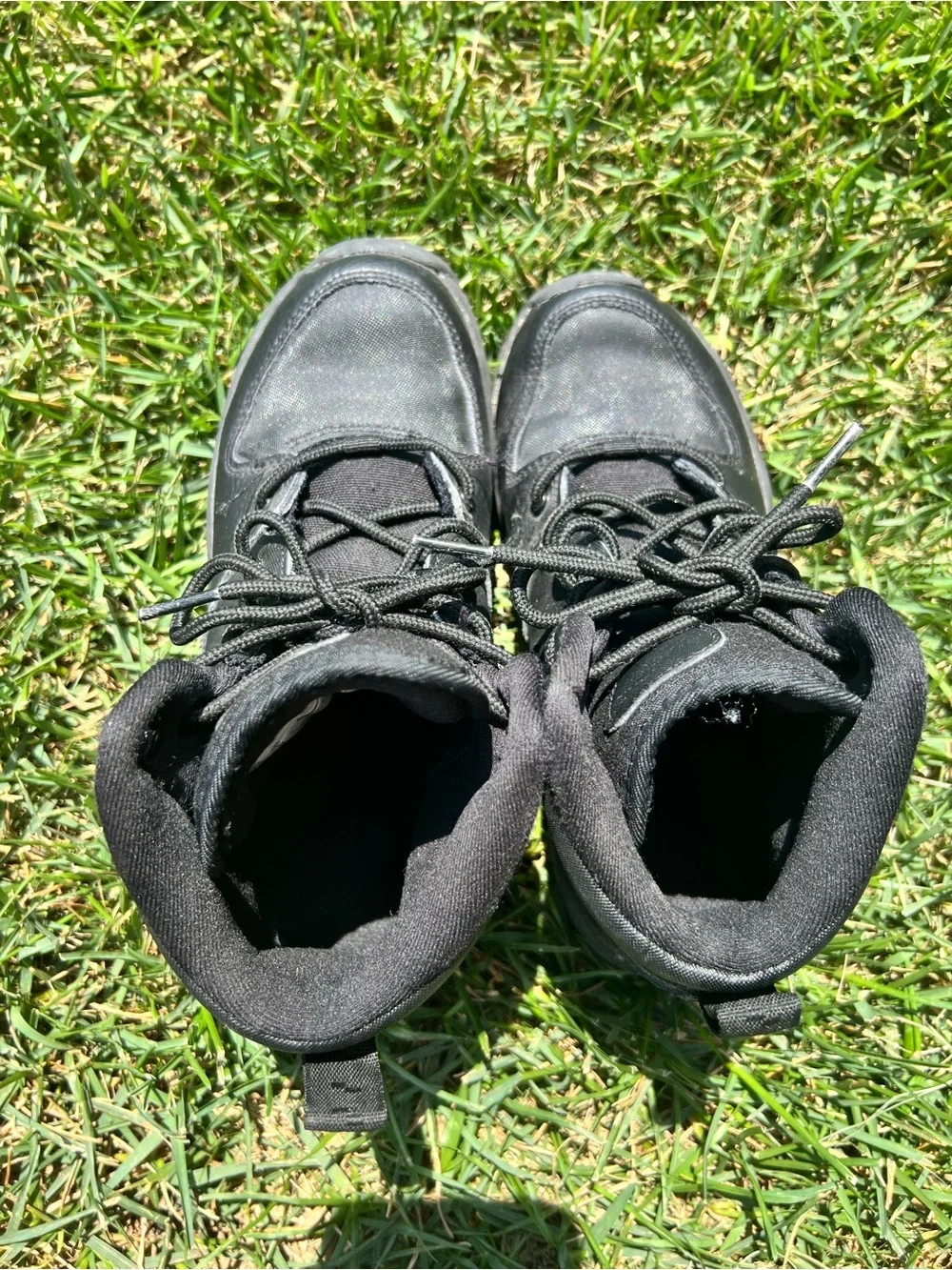 Nike Kids Black High-Top Sneakers